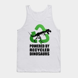 Tyrannosaurus Rex - Powered by Recycled Dinosaurs Tank Top